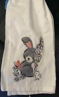 Dish Towel with bunny